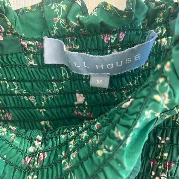 EUC Hill House The Ellie Emerald Trellis Nap Dress - Picture 4 of 4
